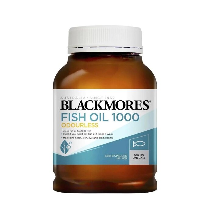 Blackmores Blackmores - Odourless Fish Oil 1000mg 400 Cap  Product Thumbnail