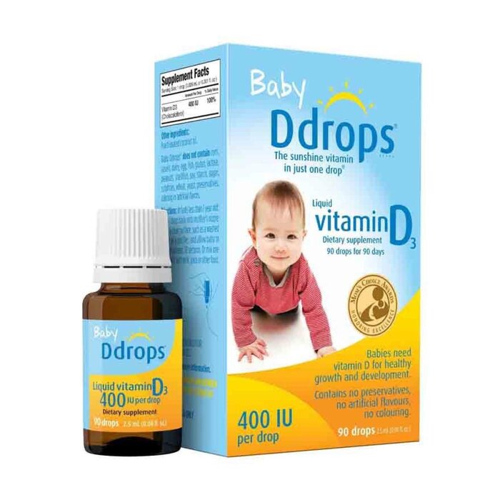 디드랍스 Ddrops Ddrops Baby Liquid Vitamin D3 2.5ml  Product Thumbnail