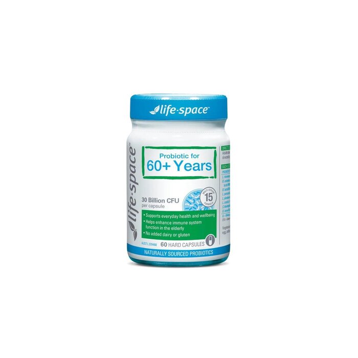 life-space Life Space - Probiotic For 60+ years 60 Capsules Fixed SizeProduct Thumbnail
