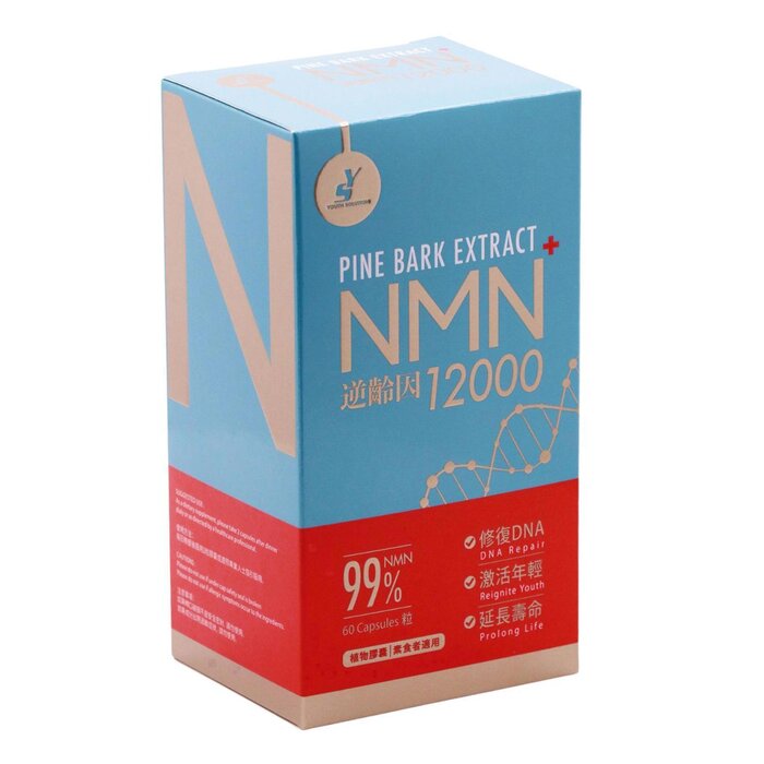 Youth Solution 逆齡因 逆齡因NMN 12000 + 天然松樹皮攝取物 24000ex 60 capsulesProduct Thumbnail
