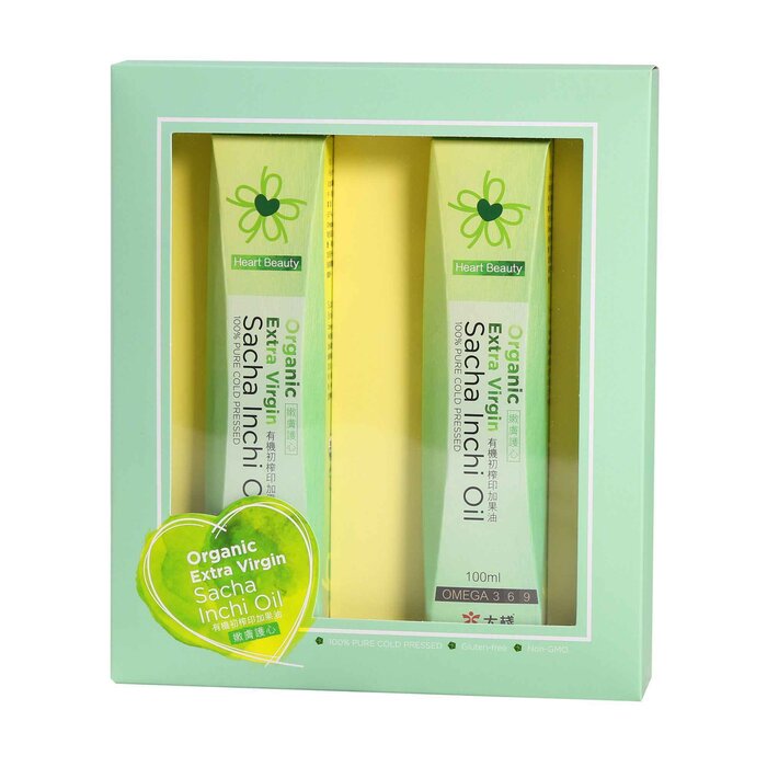 Max Choice HeartBeauty Cold pressed Organic Extra Virgin Sacha Inchi Oil Set 2 x 100mlProduct Thumbnail