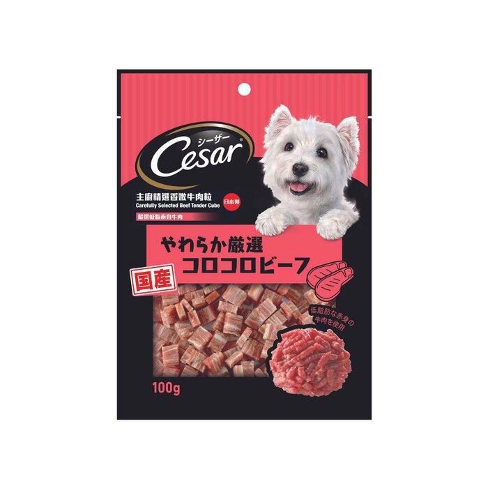CESAR CESAR - Carefully Selected Beef Tender Cube 100g Fixed SizeProduct Thumbnail