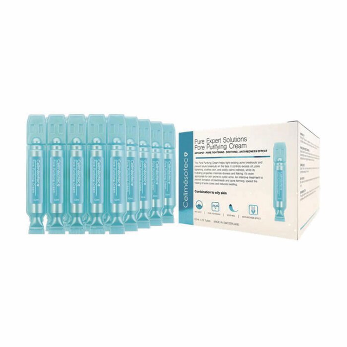 Cellmesotec Pure Expert Solutions Pore Purifying Cream (Pore Minimizing, Oil Controlling, Hydrating) (e2ml Tube/25 Tubes per Box) CM004 Fixed SizeProduct Thumbnail