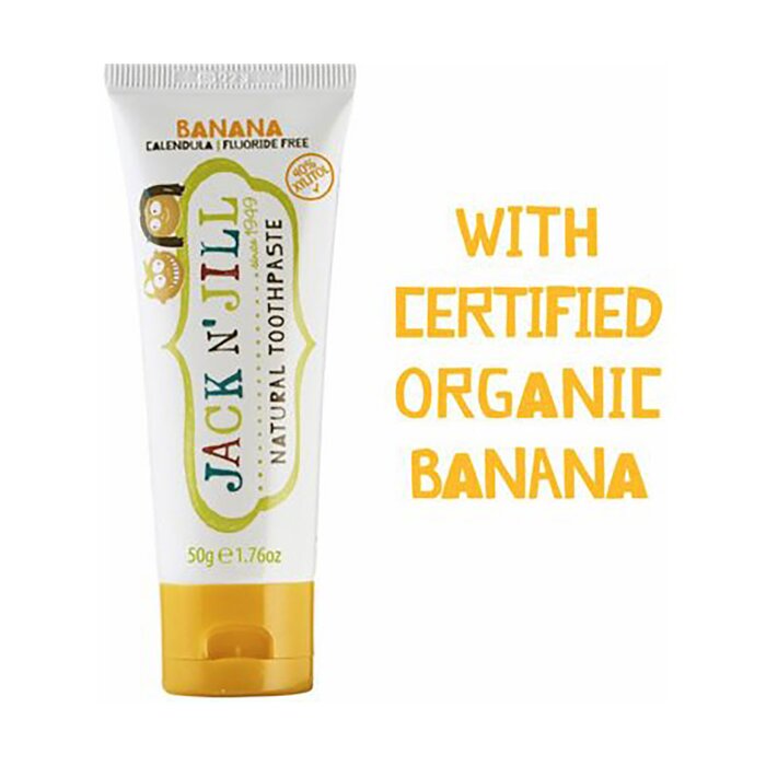 Jack N Jill Jack N' Jill Natural Organic Kids Toothpaste 50g Banana Flavor (6M+) Fixed SizeProduct Thumbnail