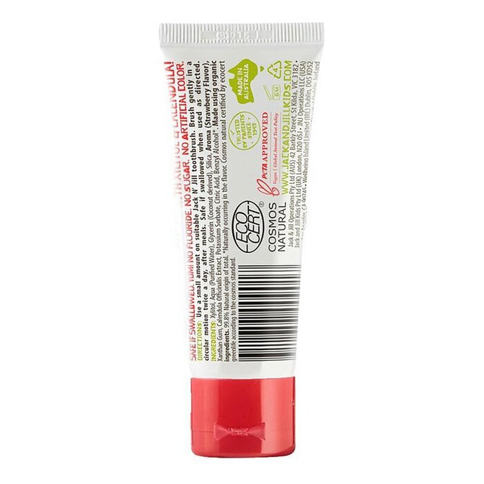 Jack N Jill Jack N' Jill Natural Organic Kids Toothpaste 50g Strawberry Flavor (6M+) Fixed SizeProduct Thumbnail