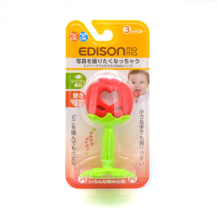 Edison mama KJC EDISON mama Baby Fun Apple Teether (3m+) Fixed SizeProduct Thumbnail
