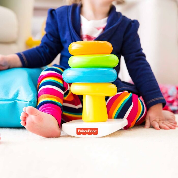 Fisher-Price Fisher-Price Brilliant Basics Rock-a-Stack Baby Toy 6m+ Fixed SizeProduct Thumbnail