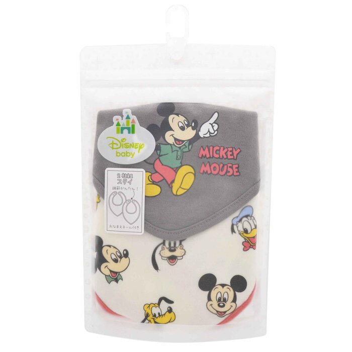 ディズニーベイビー Disney baby Mickey Mouse Bibs 2 packsProduct Thumbnail