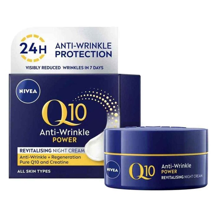 Nivea Q10 Power Anti Wrinkle Revitalising Night Cream 50mlProduct Thumbnail