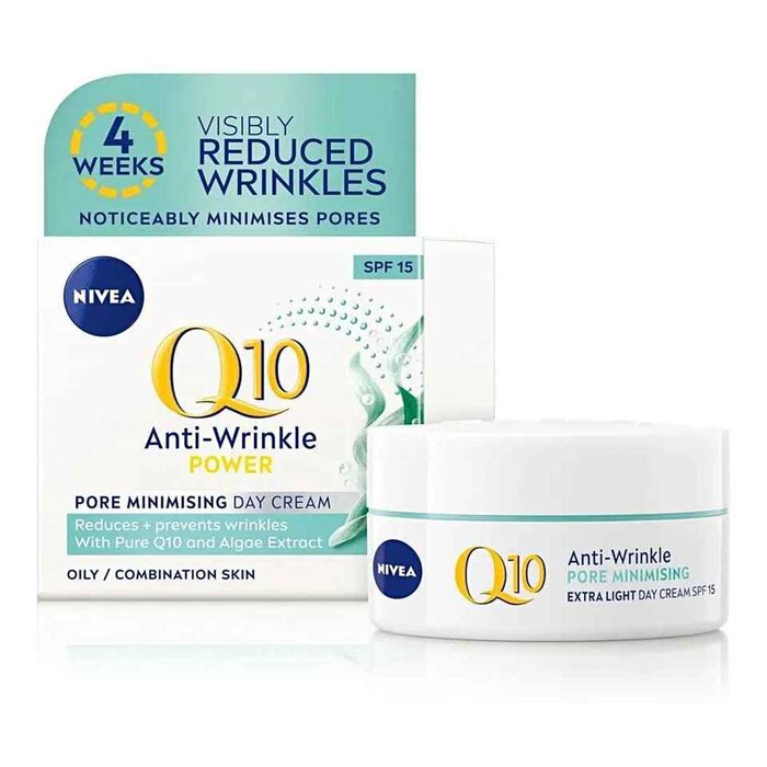 Nivea Q10 Power Anti-Wrinkle Pore Minimising Day Cream (SPF15) 50mlProduct Thumbnail