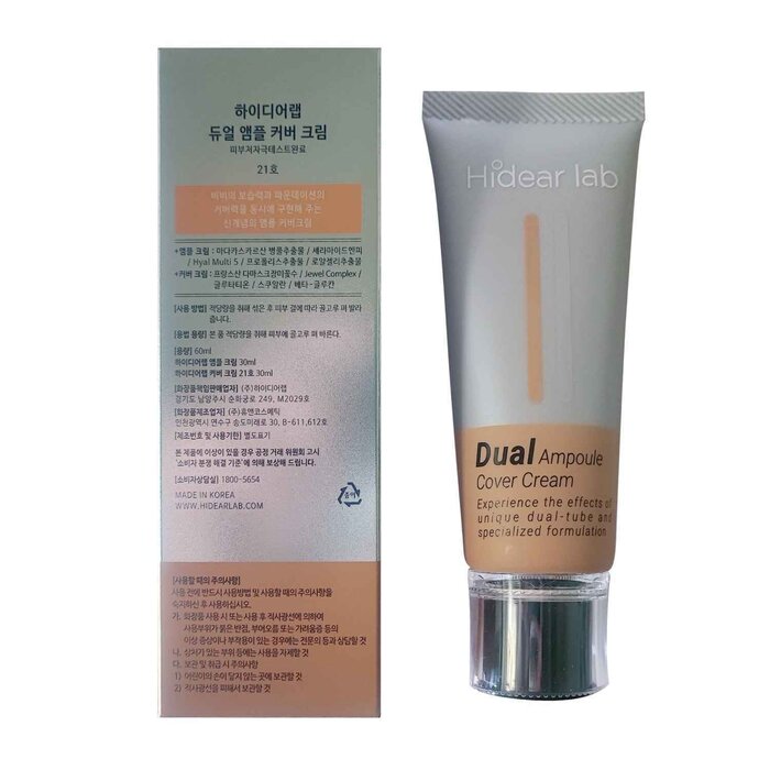 Hidear Lab Dual Ampoule Cover Cream 60ml Kremy BB / CC Darmowa