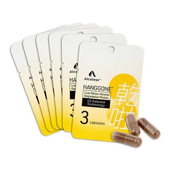 Alcolear Alcolear HANGGONE® Capsule 6 Combo Pack #Anti-hangover Anti-Asian Flush 6 ComboProduct Thumbnail