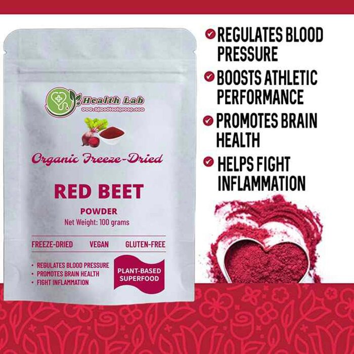 Health Lab SUPER FOOD Organic Beet Powder (100 grams) Fixed Size