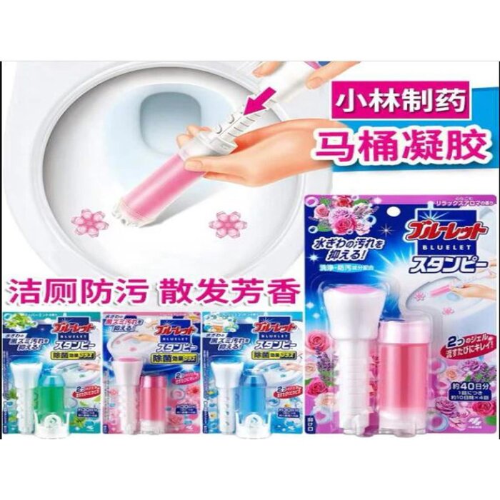 Kobayashi [Japan Version] Kobayashi Pharmaceutical Toilet Cleaning Gel Petal Toilet Deodorant Toilet Cleaner Natural Floral Toilet Gel Fixed sizeProduct Thumbnail