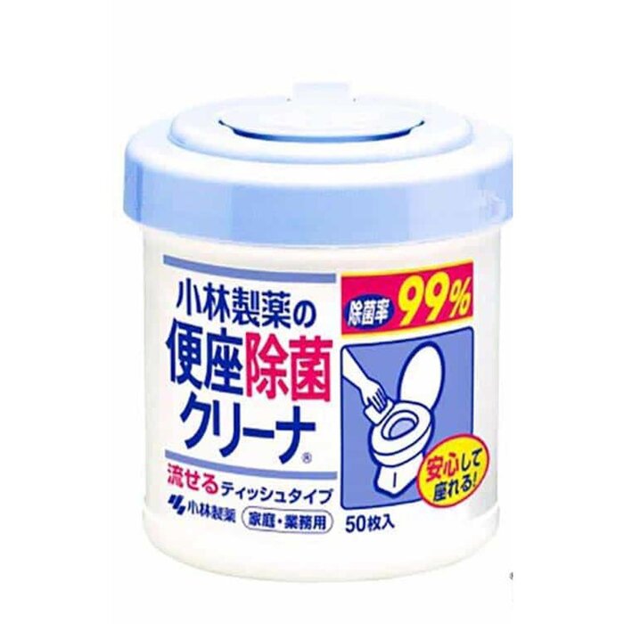 Kobayashi [Japan] Kobayashi Pharmaceutical's toilet seat sterilization wipes, toilet seat wipes, sterilization and disinfection 50 pieces Fixed sizeProduct Thumbnail