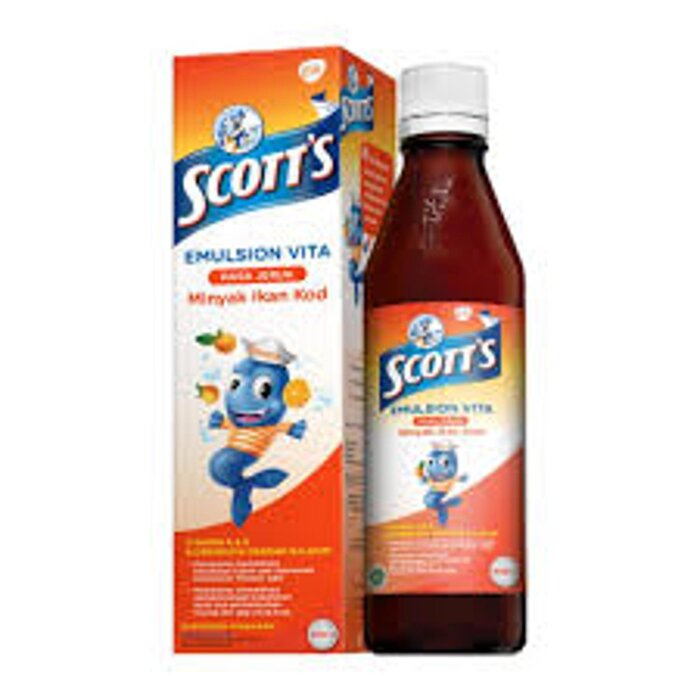 스캇의 Scott's British version of Scott’s 400ml orange fish oil (Hong Kong version 80) fixed sizeProduct Thumbnail