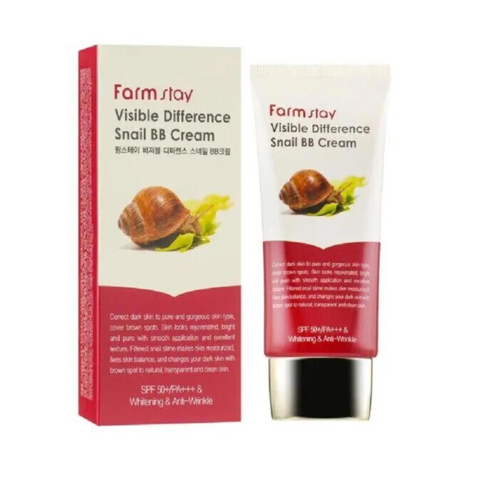 Farm Stay Visible Difference Snail BB Cream 50g 50g - Creme BB/CC ...