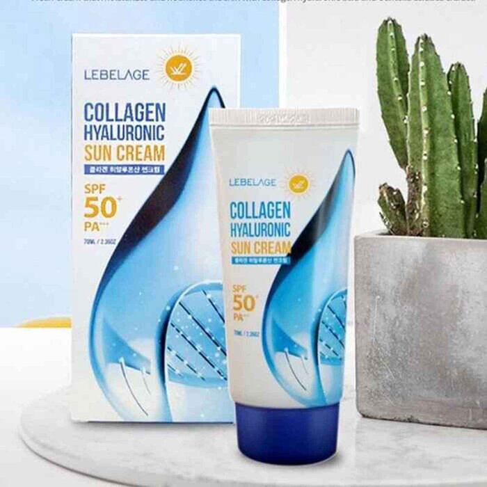Lebelage Collagen Hyaluronic Sun Cream 70ml - Sun Care & Bronzers (Face ...