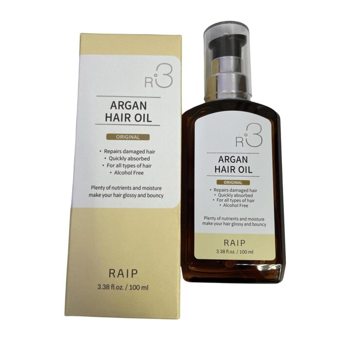 Raip R3 Argan Hair Oil, Original 100ml - Treatments | Free