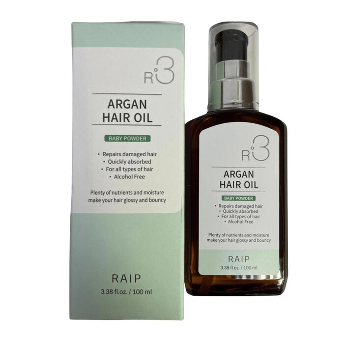 Raip R3 Argan Hair Oil Baby Powder 1 Baby Powder 1 Treatments