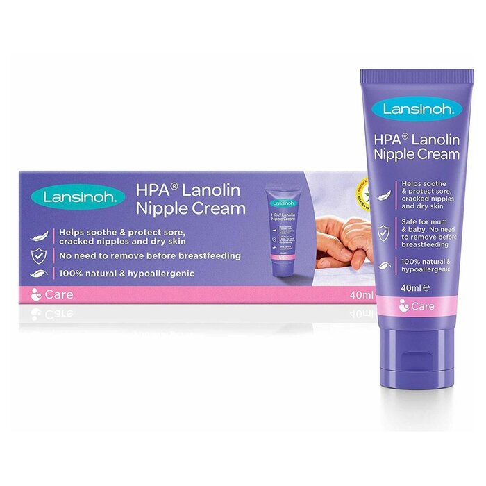 Lansinoh Lanolin Nipple Cream - Soften & Protect Sensitive Nipples