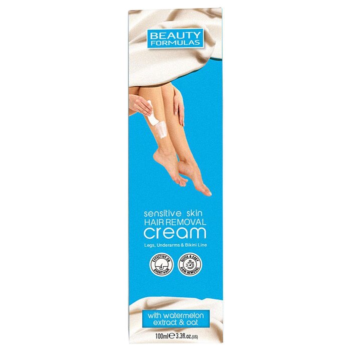 Beauty Formulas Sensitive Skin Hair Removal Cream 100ml