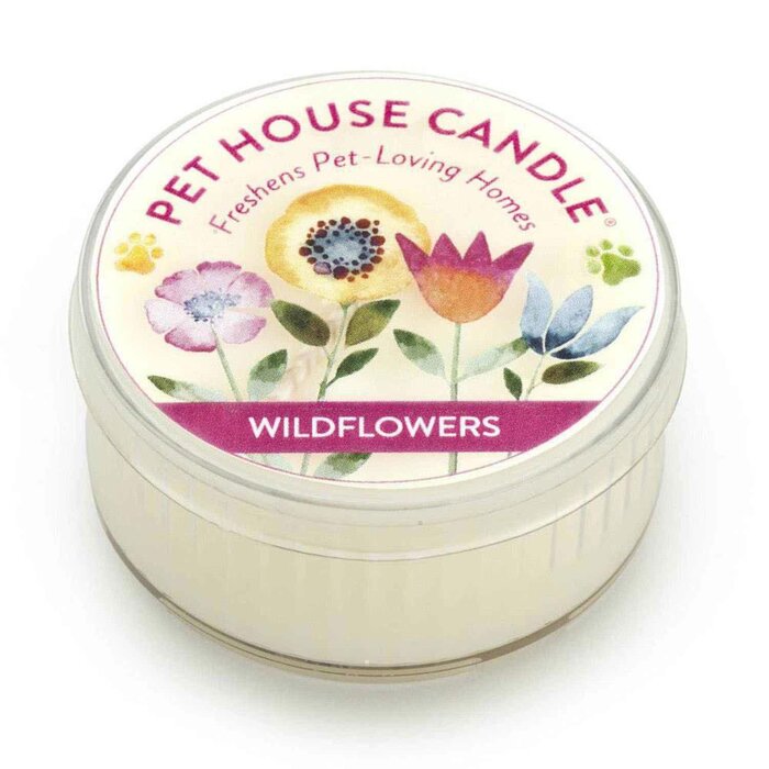 Pet House by One Fur All Mini Candle (1.5oz) Wildflowers 1.5oz