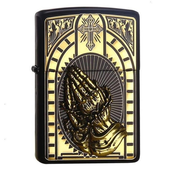 Zippo 日版 信仰祈禱防風打火機ZBT-5-16A Fixed Size - Others | Free