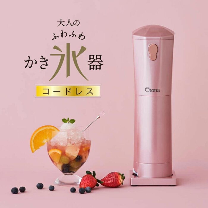 Others DOSHISHA Otona Portable Snowflake Ice Shaver -Pink Fixed SizeProduct Thumbnail