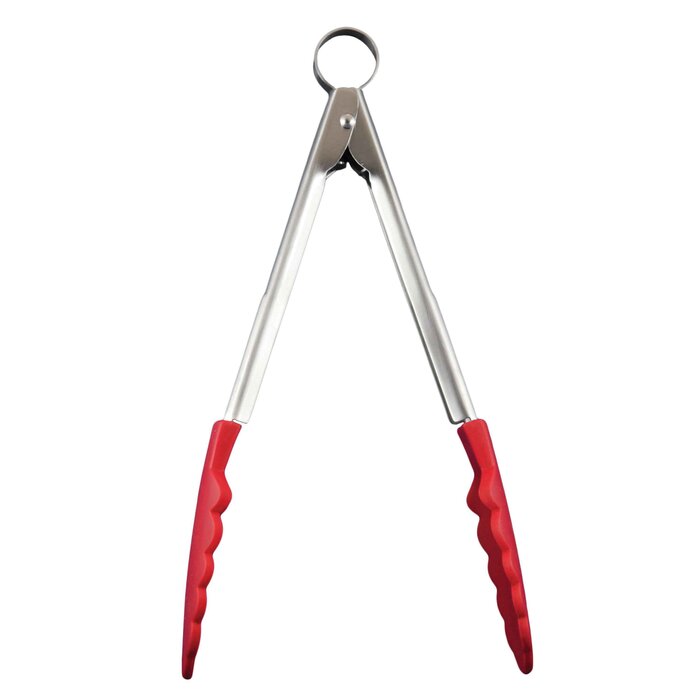 diseno diseno Stainless Steel Locking Tongs with Silicone Tips