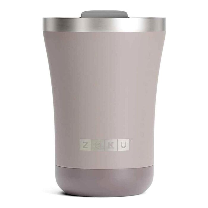 Zoku 12oz 3-in-1 Stainless Steel Tumbler Powder Coated Ash