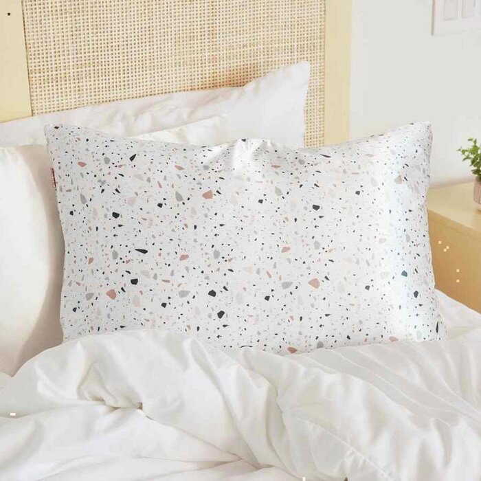 KITSCH Satin Pillowcase (Standard)* 8 Color Available丨#sleeping/pillowslip  1pc丨Standard Size, Black Fixed Size