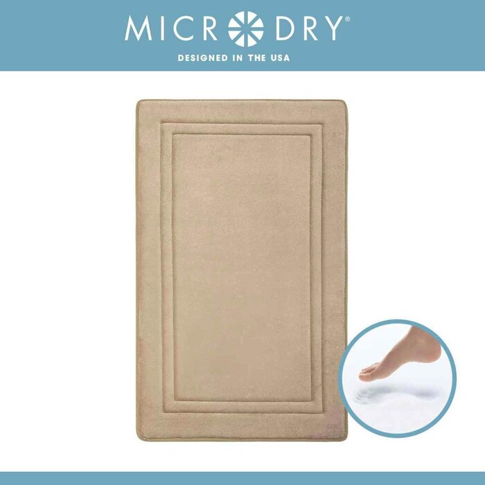 Microdry Speeddry Memory Foam Bath Mat Collection