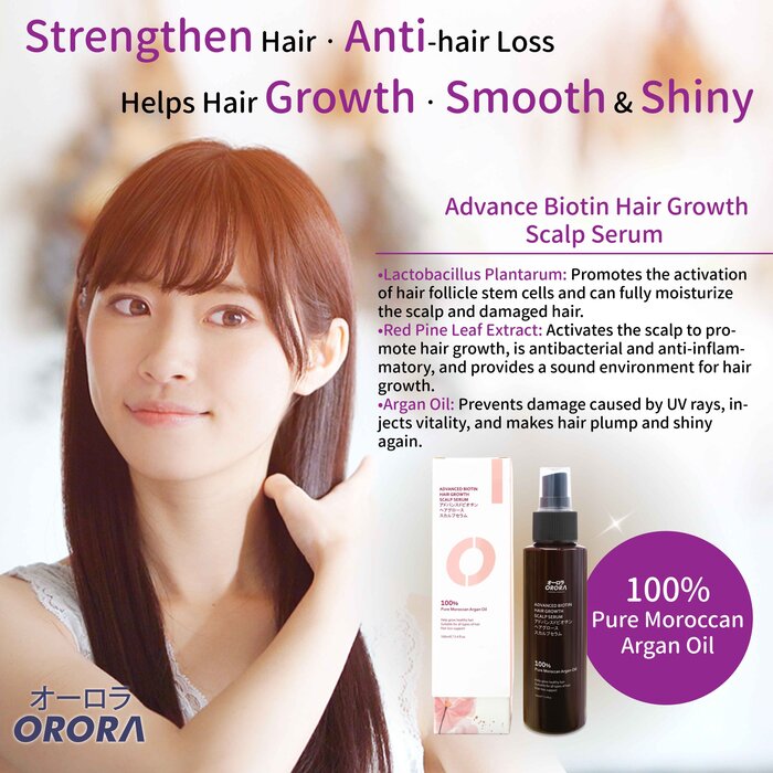 ORORA Advance Biotin Hair Growth Scalp Serum 100mlProduct Thumbnail