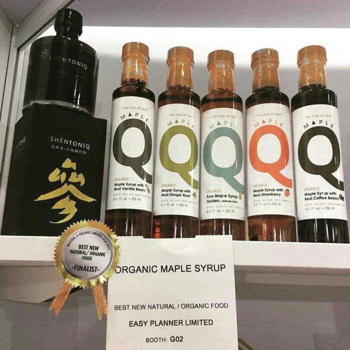 Maple Q Shentoniq Ginseng Maple Syrup (250ml) *Canada Organic Grade a