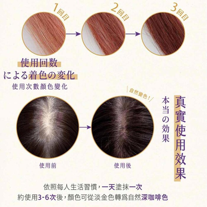 AURA Japan-made Luminous Hair Care 75G THIRD Generation – Natural Discoloration of White Hair Fixed SizeProduct Thumbnail