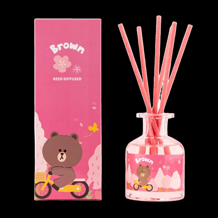 everybody LABO LINE FRIENDS - BROWN Blooming Day's Reed Diffuser