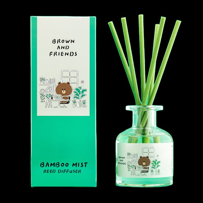 everybody LABO LINE FRIENDS - BROWN A day at home Reed Diffuser 130ml |  Strawberrynet KREN