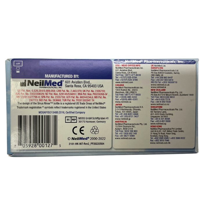 NeilMed SINUS RINSE Regular Kit 60 packets - Ear Nose &amp; Throat Medicine ...