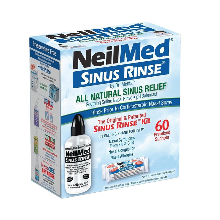 NeilMed SINUS RINSE Regular Kit 60 packets - Ear Nose & Throat Medicine ...