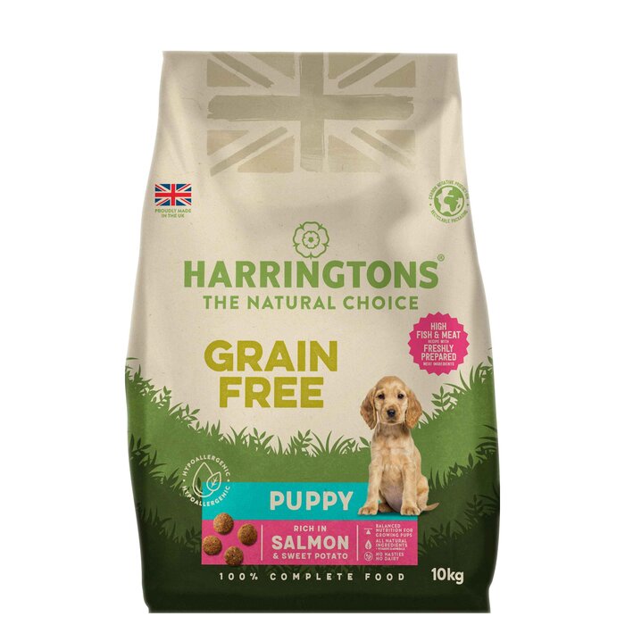 Harringtons Grain Free Puppy Salmon & Sweet Potato 10KG