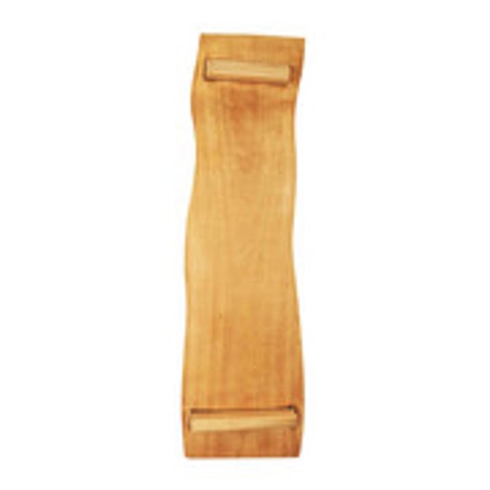 Truefun Rectangular Wood Board with Stand (7 x 25", H 2") Fixed Size