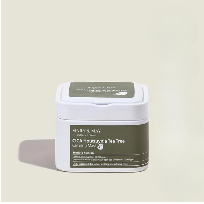 Mary May Cica Houttuynia cordata Tea Tree Calming Mask Pack