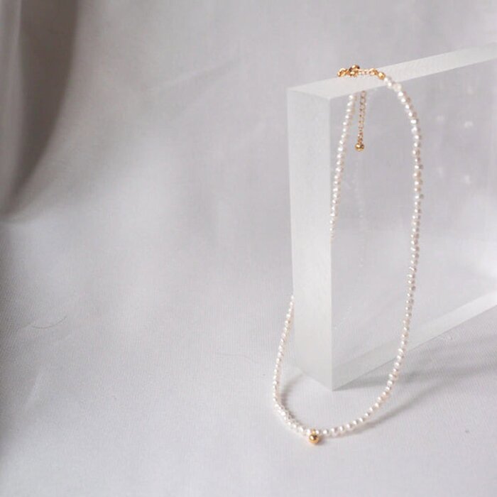 eclater jewellery - Tate Pearls Necklace Pearl - 35-40 c - 小物