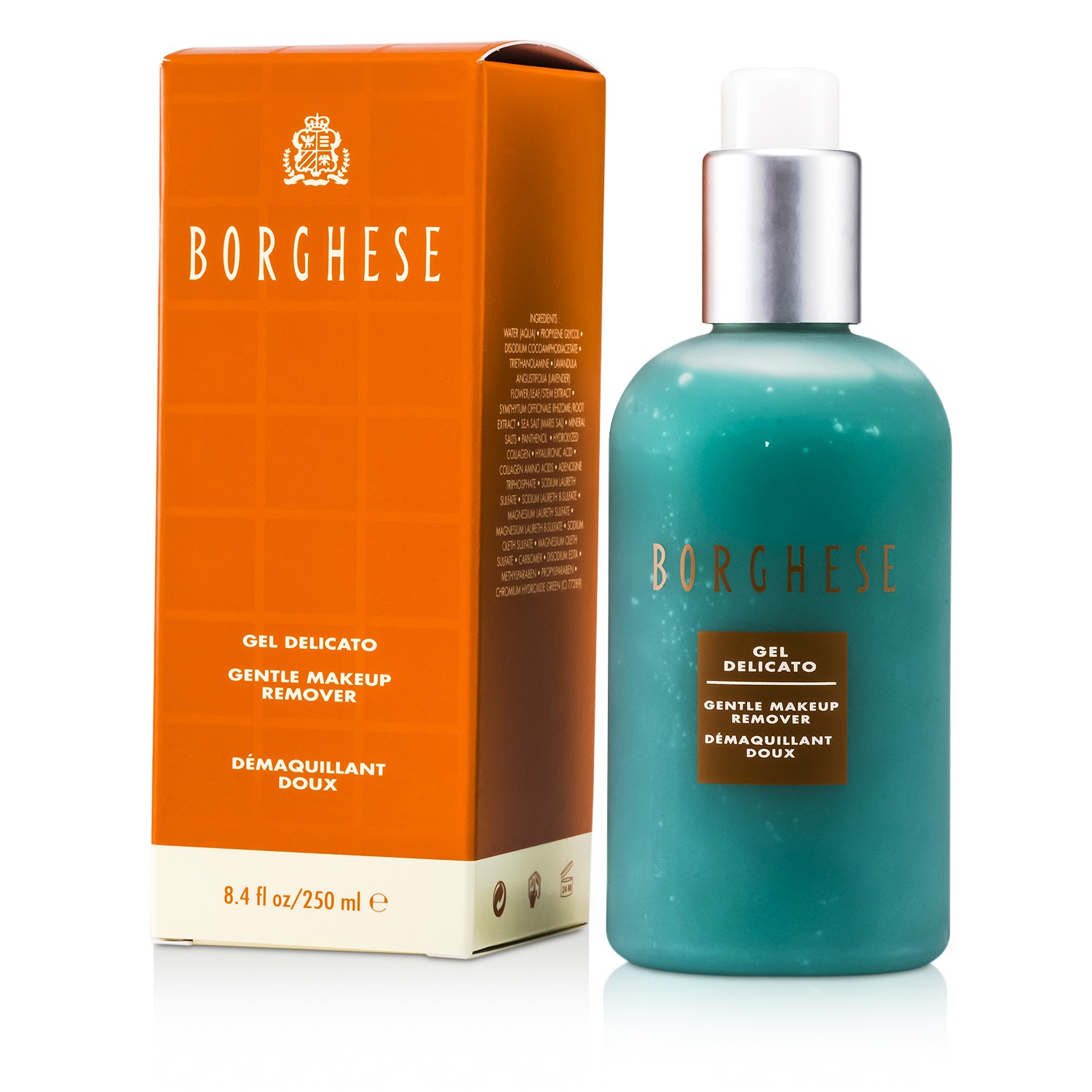 Borghese ทำความสะอาดเครื่องสำอางอ่อนโยน 250ml/8.3oz