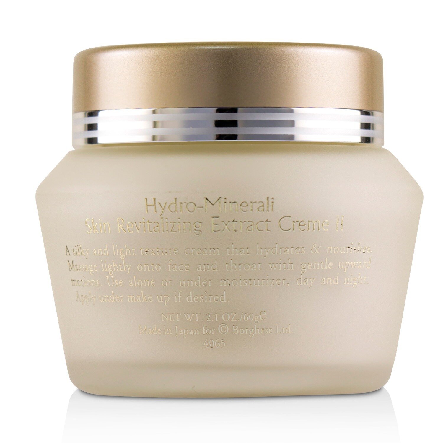 Borghese Hydra Minerali Қалпына Келтіруші Қоспалардан Жасалған Крем 56g/1.8oz