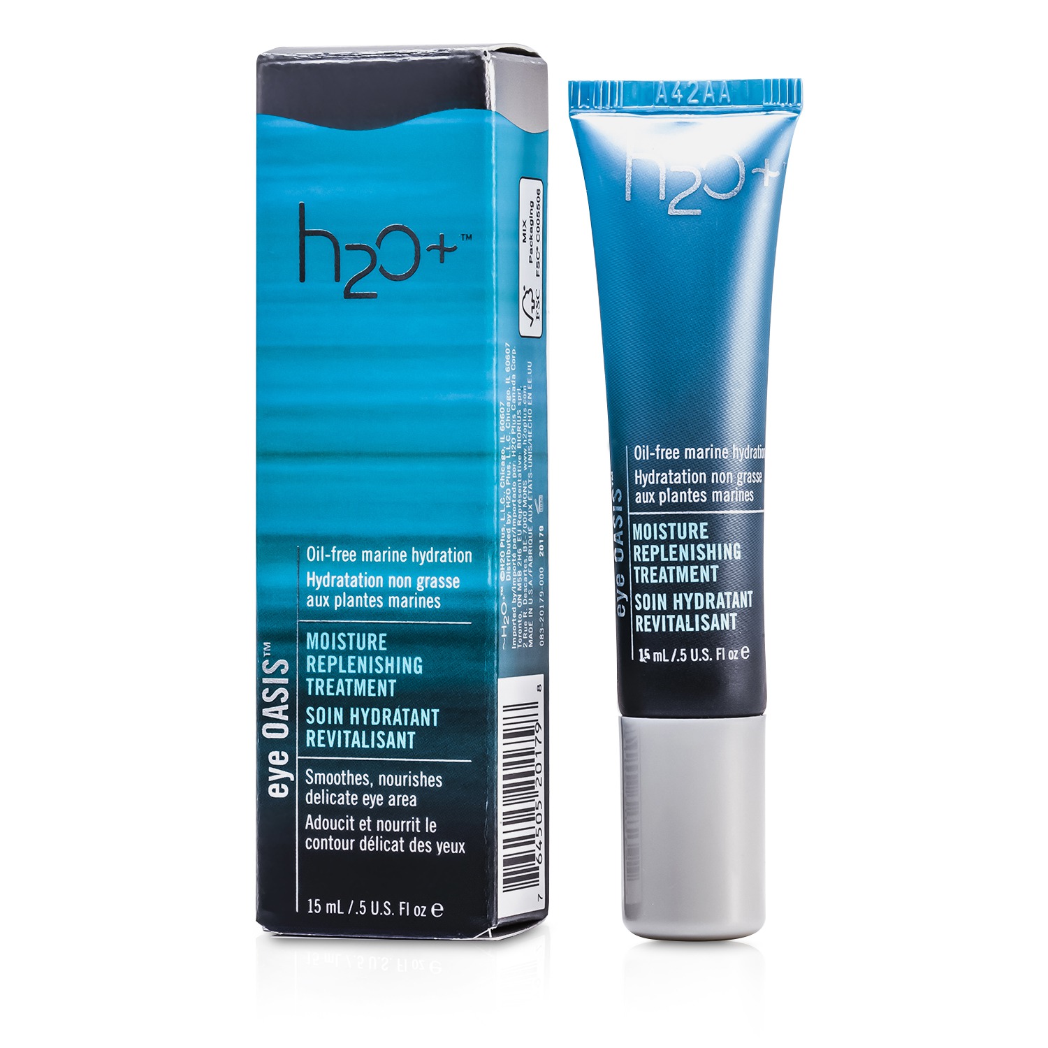 H2O+ Nawilżający krem pod oczy Eye Oasis Moisture Replenishing Treatment 15ml/0.5oz