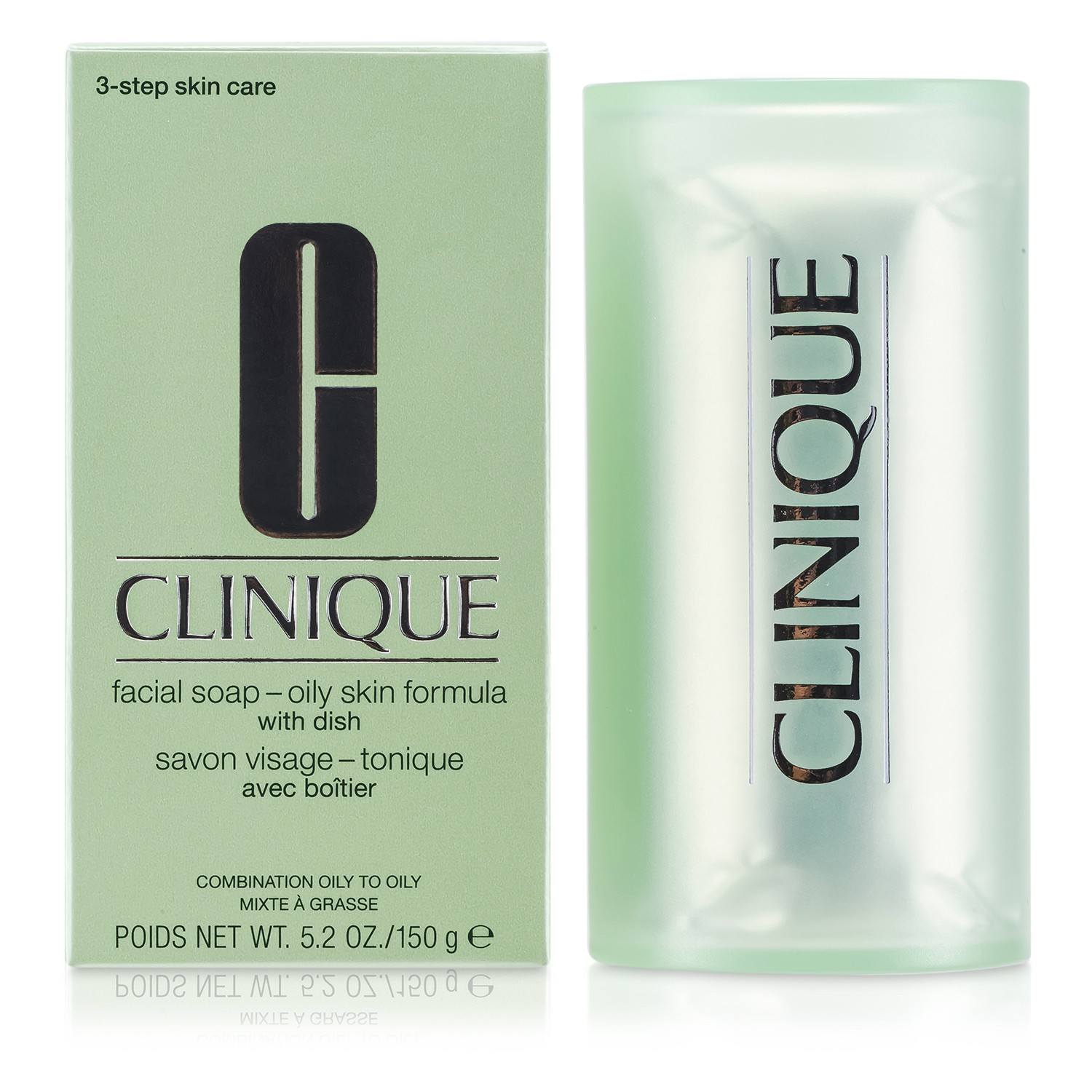 Clinique Facial Soap - Oily Skin Formula (With Dish) 150g/5oz