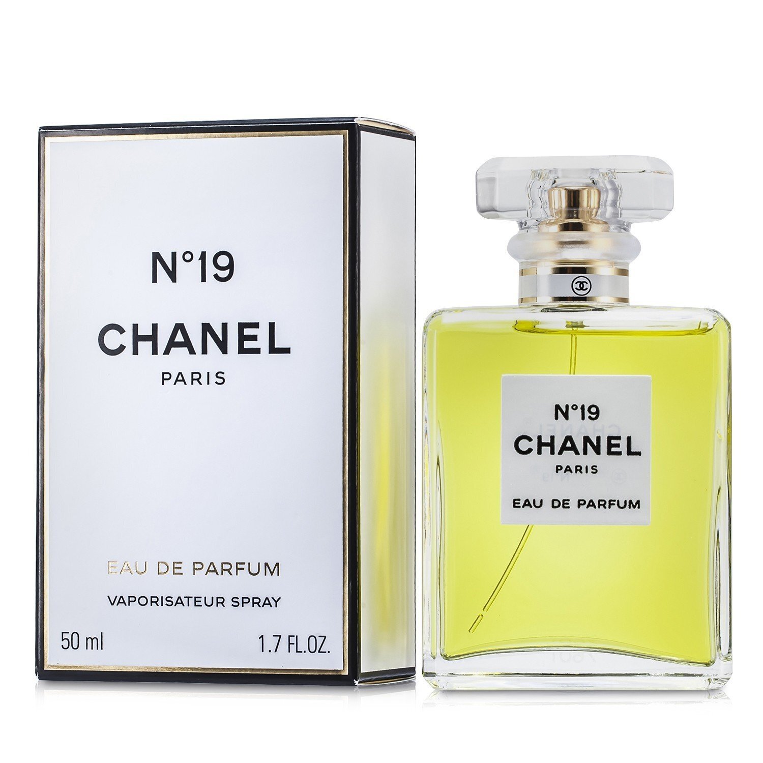 Chanel No.19 Eau De Parfum Spray-Botella de Cristal 50ml/1.7oz