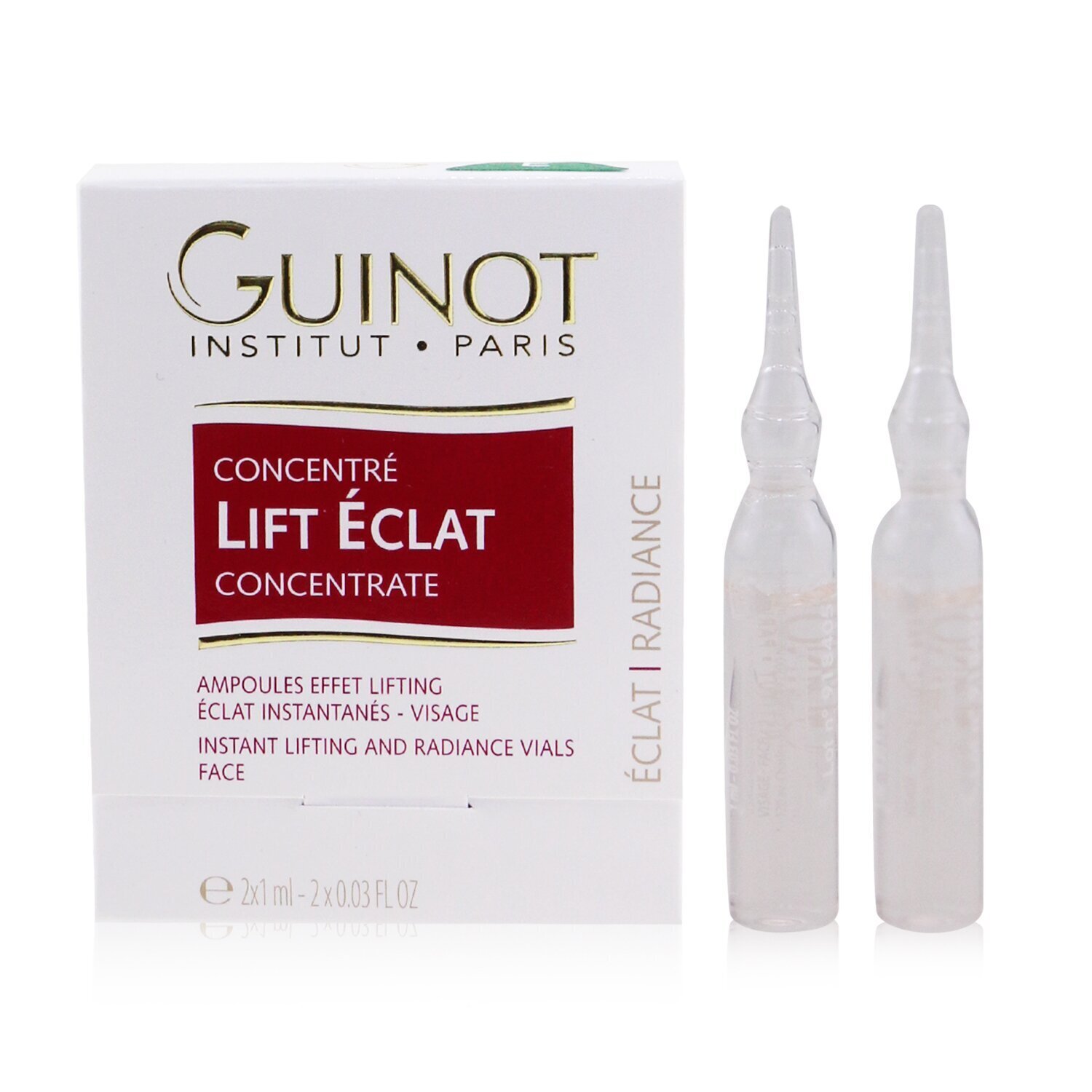 Guinot ผิวขาวใส Instant Radiance Vials 2ml/0.06oz